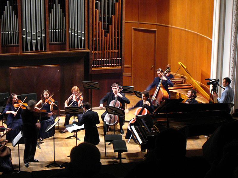 Look, they even have a harpsichord!