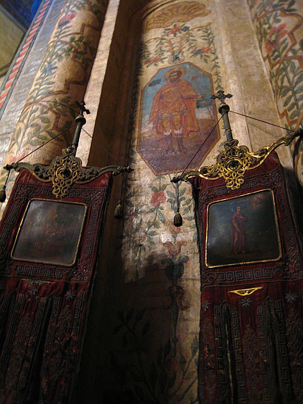 Looking to the right while sitting in the same hall.