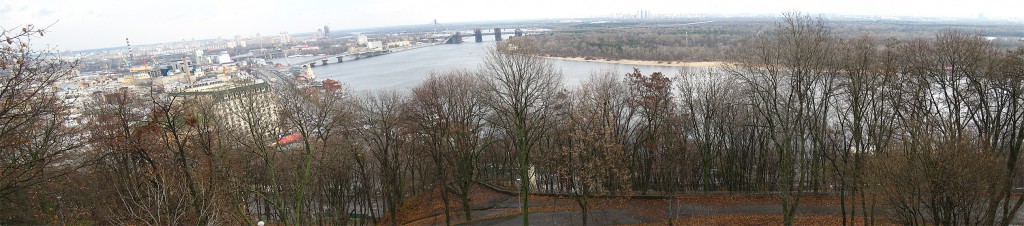 And the panorama of the entire view.