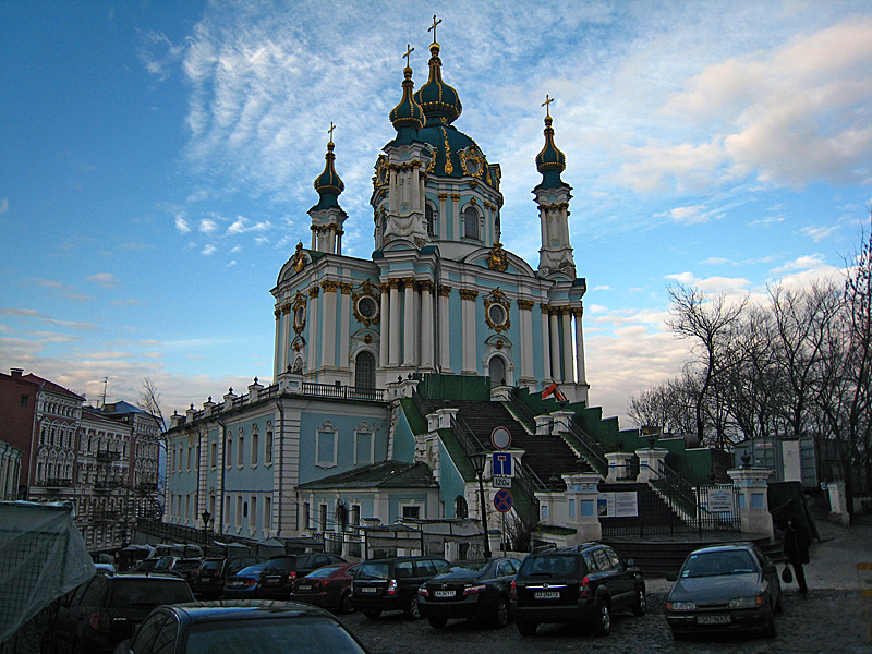 Andreevsky Spusk. Unfortunately, the government had let it dilapidate too much before they decided to restore it so we were unable to go inside as it is being renovated.