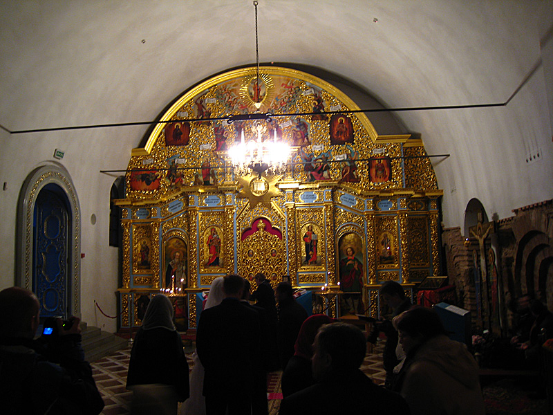 A wedding! The bride dressed in white is standing in the center. I pretended like I was part of the party and snapped this photo after seeing the hired photographers doing the same. I don't think I blended in that well though; I think they probably just didn't care.