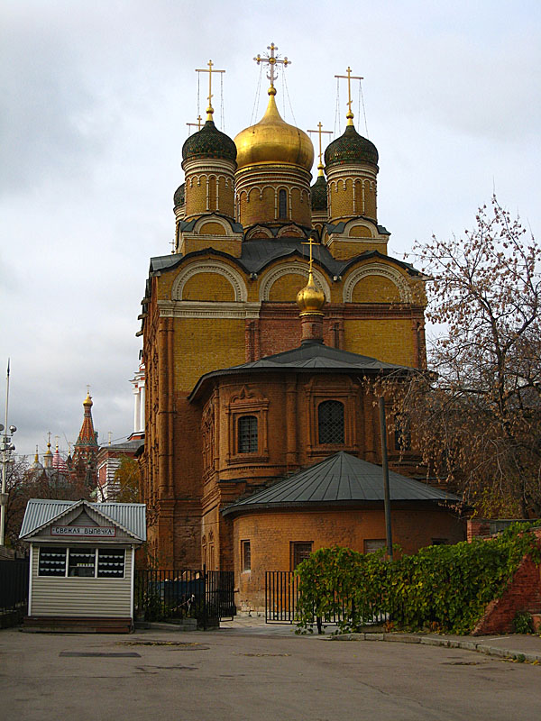 Cool cathedral next to the Romanov's Moscow house.