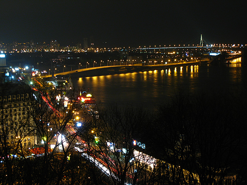 Looking northward out over the Dnieper