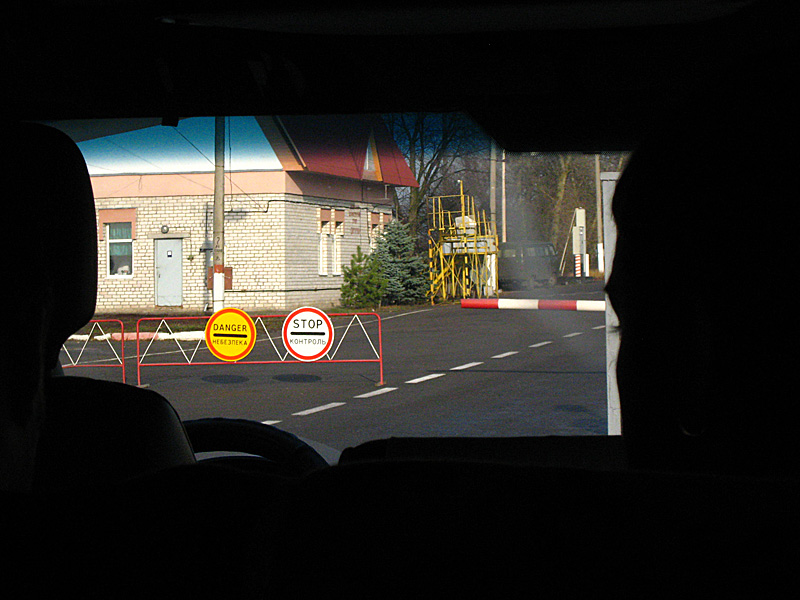 1st checkpoint, 30km out from the exclusion zone.