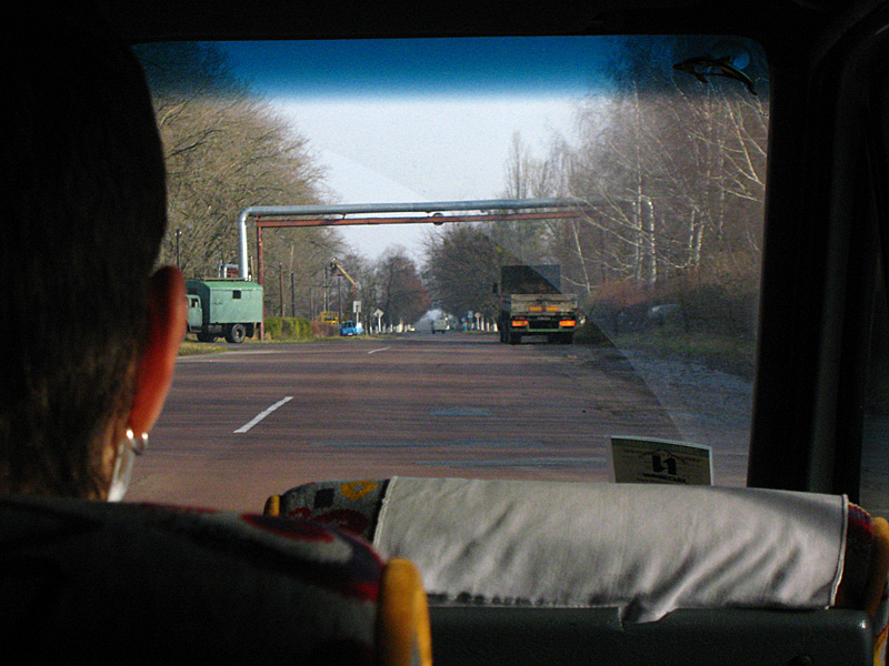 First people we saw inside the checkpoint.