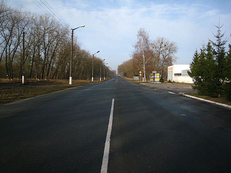 Towards the reactor.