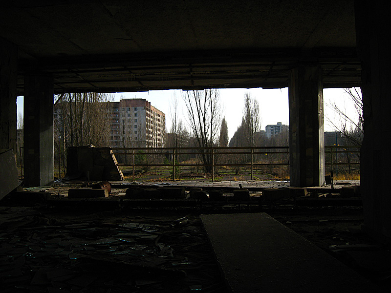 But first looking back out to the 'Serbian' building.