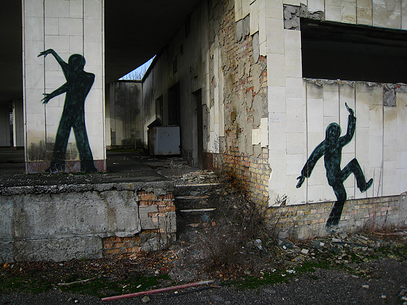 All that's left of the residents here.