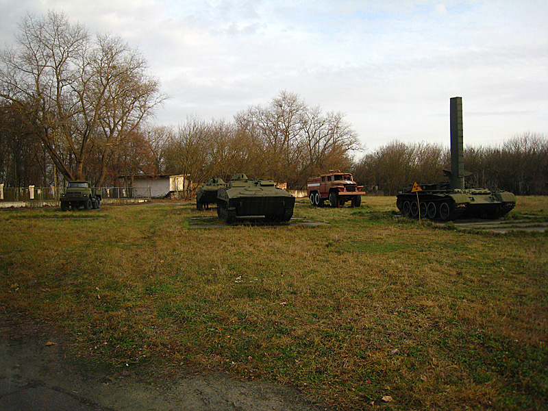 Old vehicles in Chernobyl