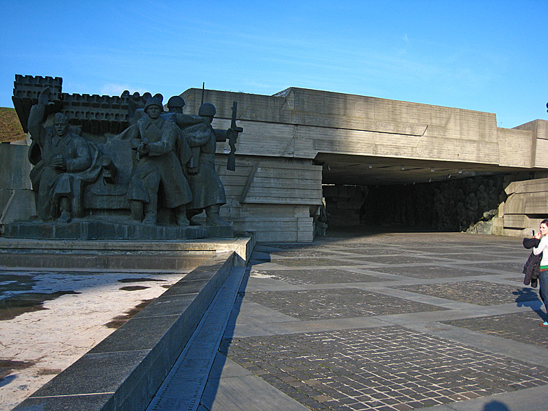 Turning to the right, the park held more amazing statues and a tunnel memorializing WWII.