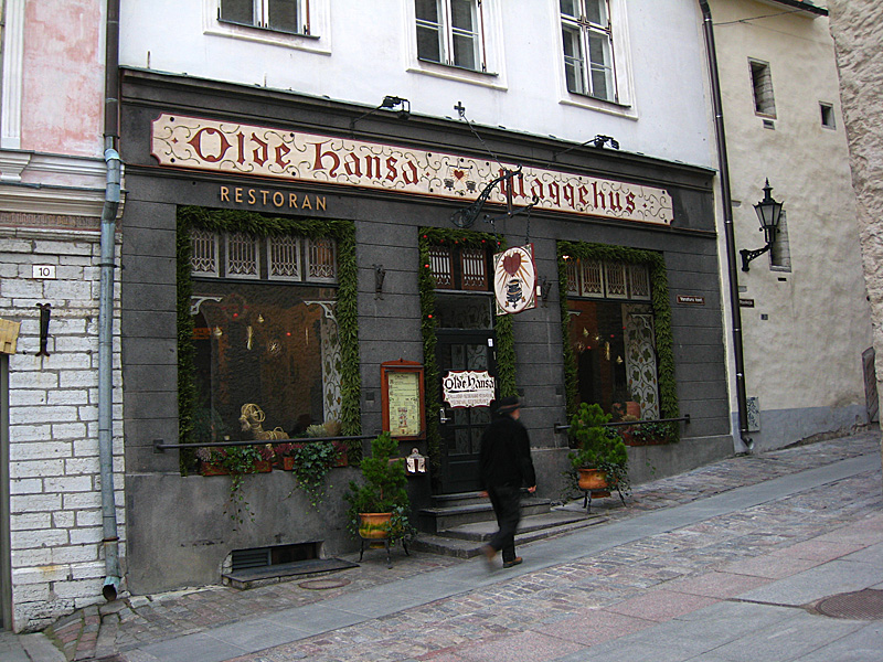 Olde Hanse, one of the two oldest pubs in Tallinn.