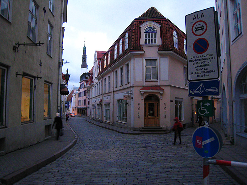 Old Town is all cobblestone roads.