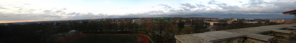 Our first panorama spot. We didn't venture into any of these parts as we wanted to keep the old town aura about us so that our only memories of Tallinn were of a medieval town.