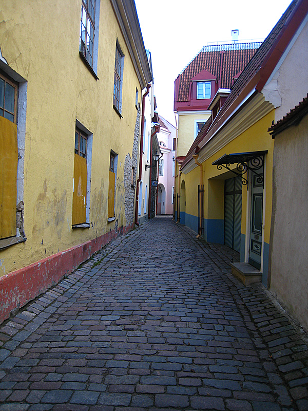 Then we headed down this narrow alleyway. I thought I was in Italy for a second. But this was way cooler (literally, I'm not traveling again without my new coat).