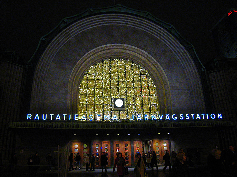 Outside of the central train station