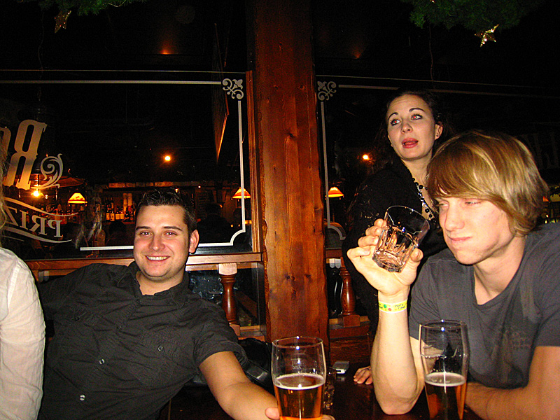 From the left: Kalevi our host, Chris's girlfriend, and Chris himself. Chris is an Aussie who after meeting the lovely Finnish girl behind him decided to move out and join her in Finland. He was a pretty laid back down to earth kind of guy, and he plays rugby.