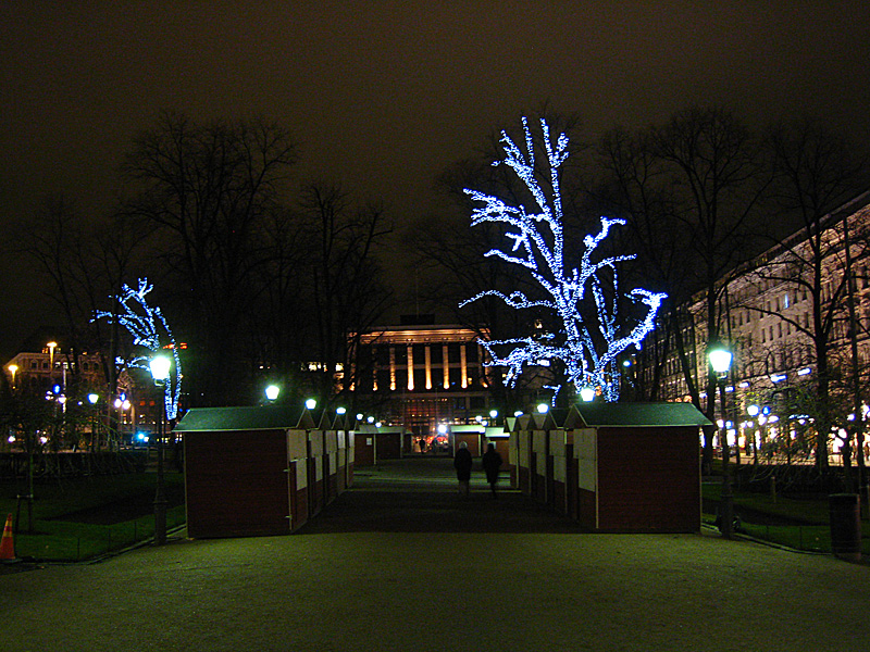 A Christmas market. Unfortunately it didn't begin until the 7th. We missed it by one day.