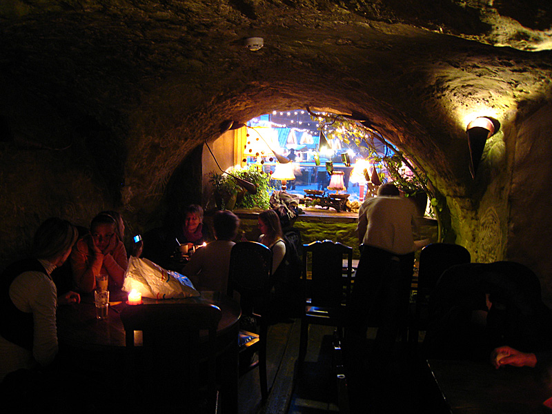 Another shot of the place. It's natural ceilings and all.